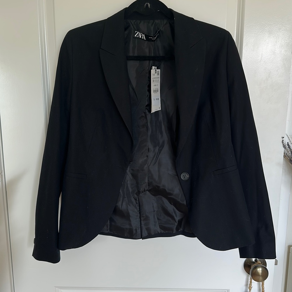 NWT black Zara blazer